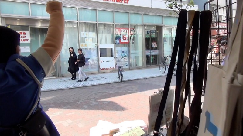 両さんこと両津勘吉と亀有銀座商店街の帽子屋で会った