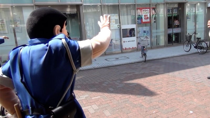 両さんこと両津勘吉と亀有銀座商店街の帽子屋で会った