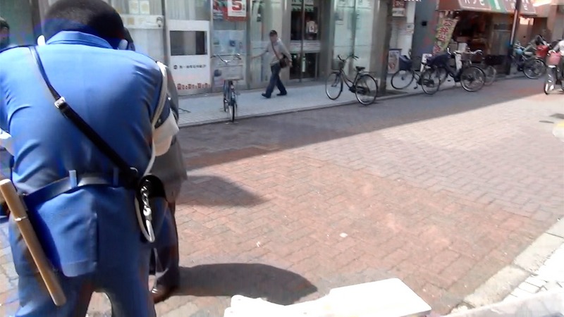 両さんこと両津勘吉と亀有銀座商店街の帽子屋で会った