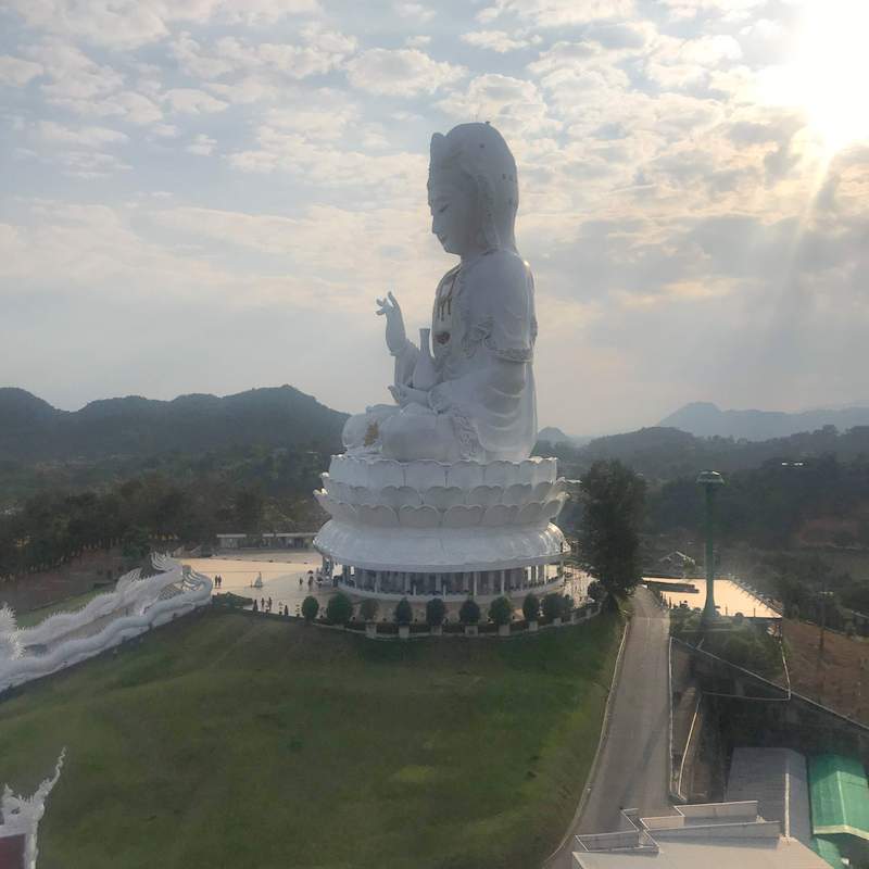 チェンライの巨大観音像で有名なお寺「Wat Huay Pla Kang」
