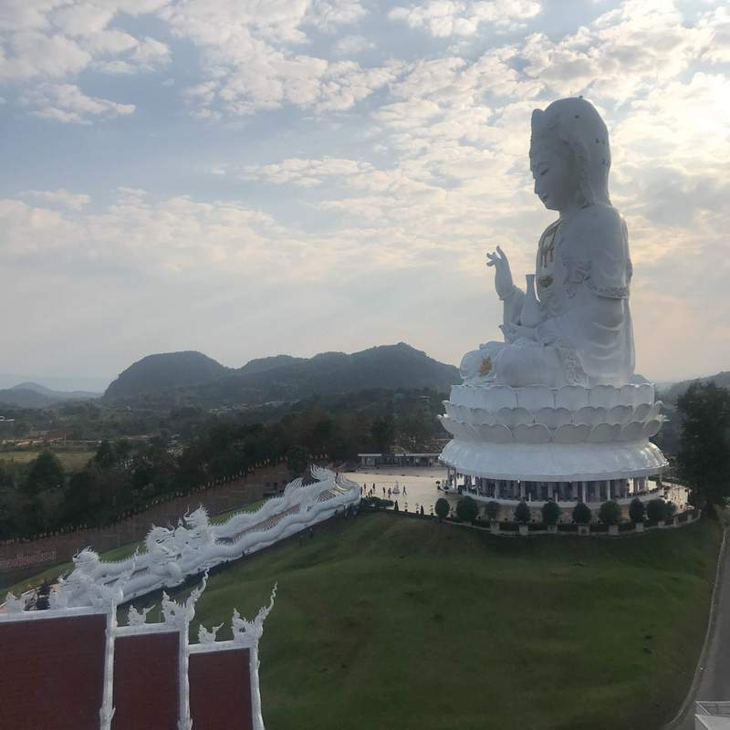 チェンライの巨大観音像で有名なお寺「Wat Huay Pla Kang」