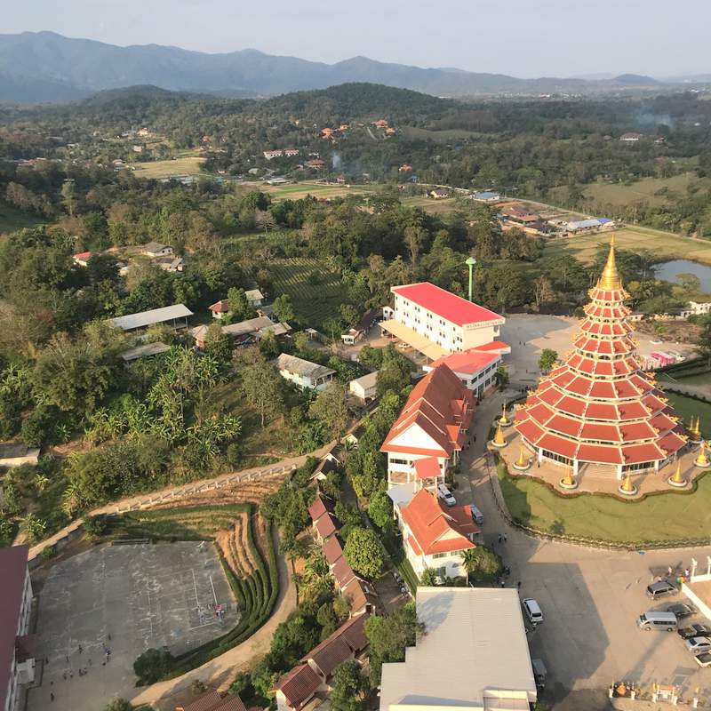 チェンライの巨大観音像で有名なお寺「Wat Huay Pla Kang」