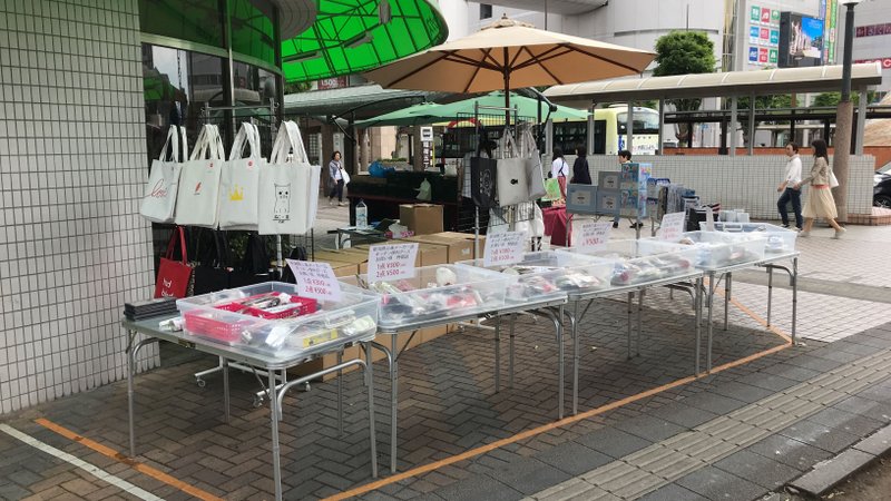 草加駅前の新スペースでポップアップストア出店しました