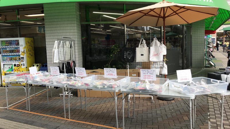 草加駅前の新スペースでポップアップストア出店しました