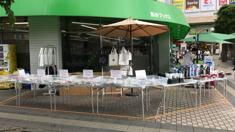 草加駅前の新スペースでポップアップストア出店しました