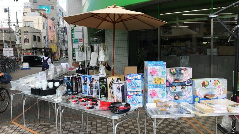 草加駅前の新スペースでポップアップストア出店しました