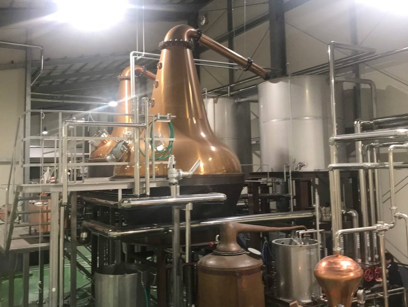 本坊酒造マルス津貫蒸溜所でウイスキー製造工程を見学しました。