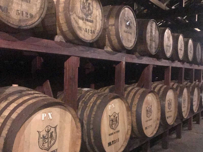 本坊酒造マルス津貫蒸溜所でウイスキー製造工程を見学しました。