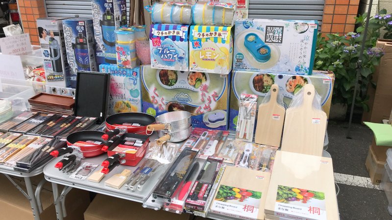 岩本町ファミリーバザールでキッチン雑貨を販売してきました