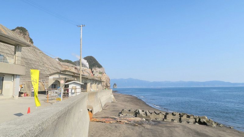 指宿の山川砂むし温泉「砂湯里」で砂風呂を体験しました