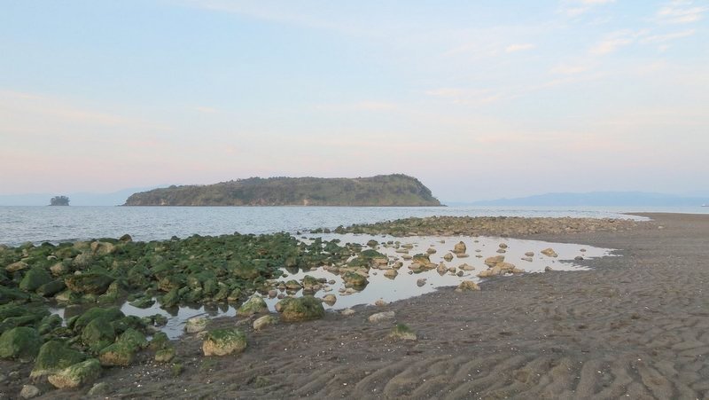 知林ヶ島へのちりりんロードを見に行った