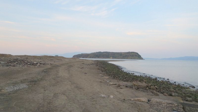 知林ヶ島へのちりりんロードを見に行った