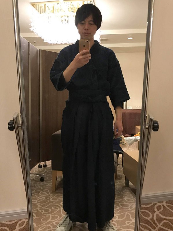 20数年ぶりに剣道着を着ました