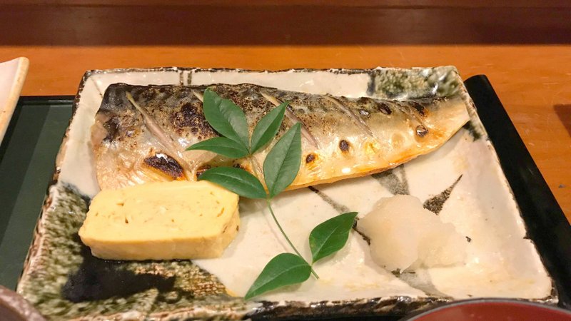 小浜で食べた鯖定食は美味でした