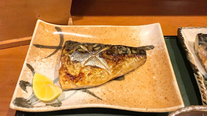 小浜で食べた鯖定食は美味でした