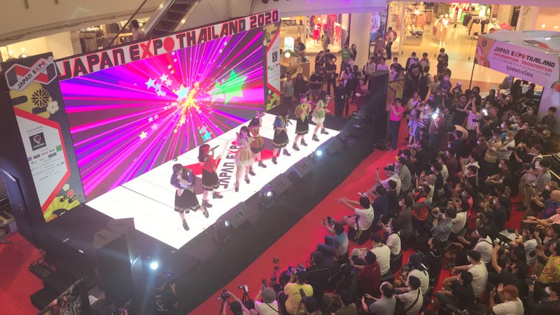 ジャパンエキスポタイランド2020のアイドルライブ
