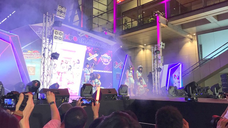 ジャパンエキスポタイランド2020のアイドルライブ