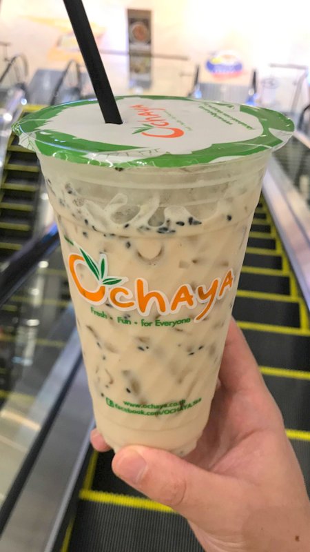 バンコクで飲んだグレインミルクティー