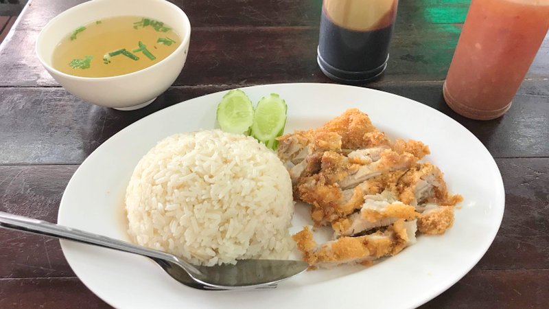 バンコクで食べたチキンライス