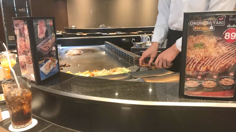 セントラルフェスティバルパタヤ内にあるレストラン「鉄板焼宮崎(Miyazaki - Japanese Teppan Dining)」