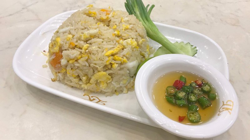 パタヤで食べたシーフードフライライス