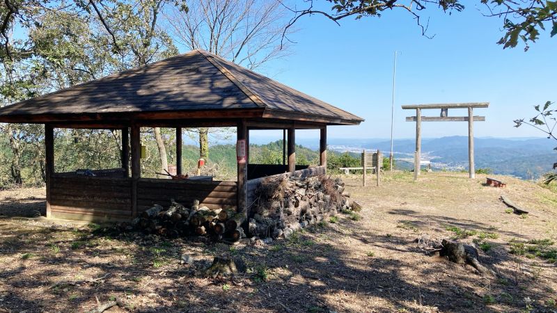 岡山県津山市の岩屋城跡（岩屋山）