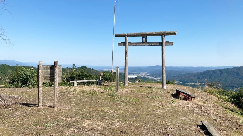 岡山県津山市の岩屋城跡（岩屋山）