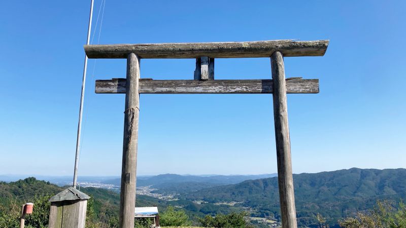 岡山県津山市の岩屋城跡（岩屋山）