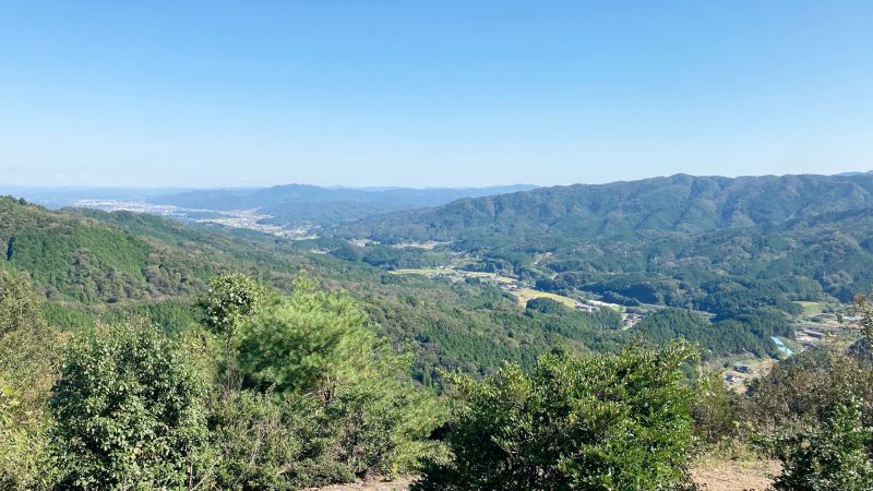 岡山県津山市の岩屋城跡（岩屋山）