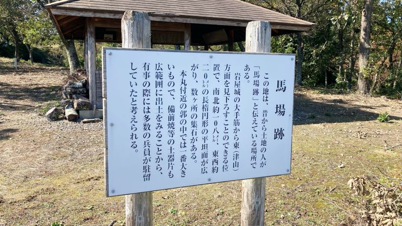 岡山県津山市の岩屋城跡（岩屋山）
