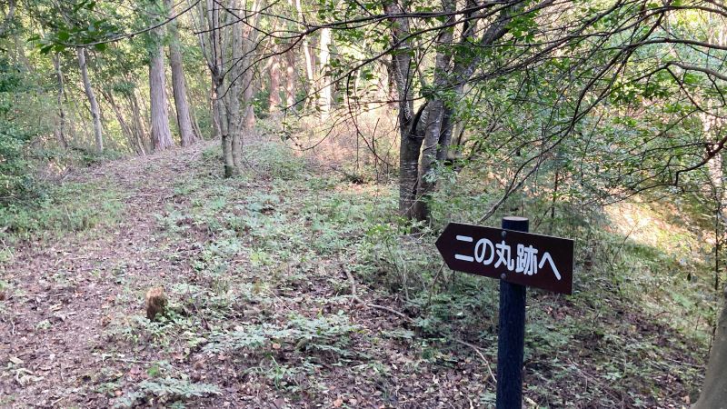 岡山県津山市の岩屋城跡（岩屋山）