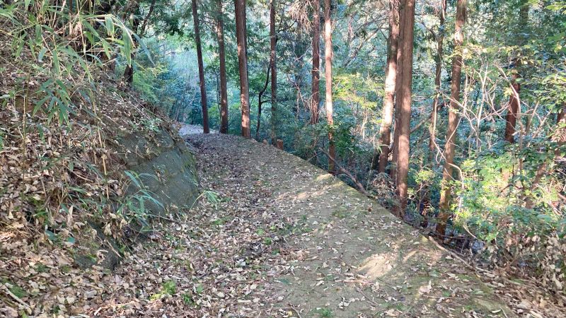 岡山県津山市の岩屋城跡（岩屋山）